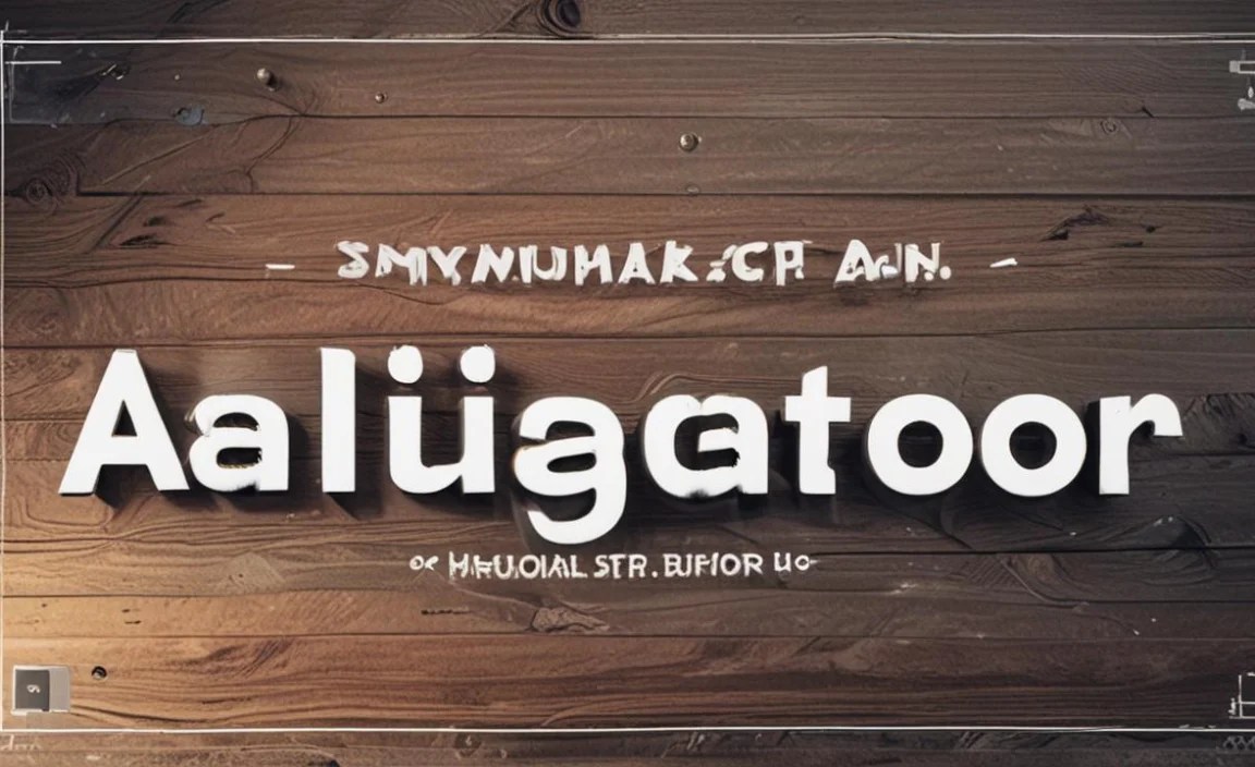 Aligator Character Map: