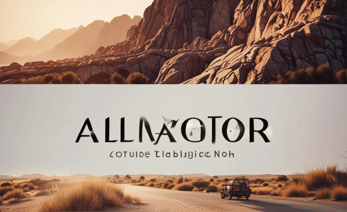 Aligator Font Found In Use