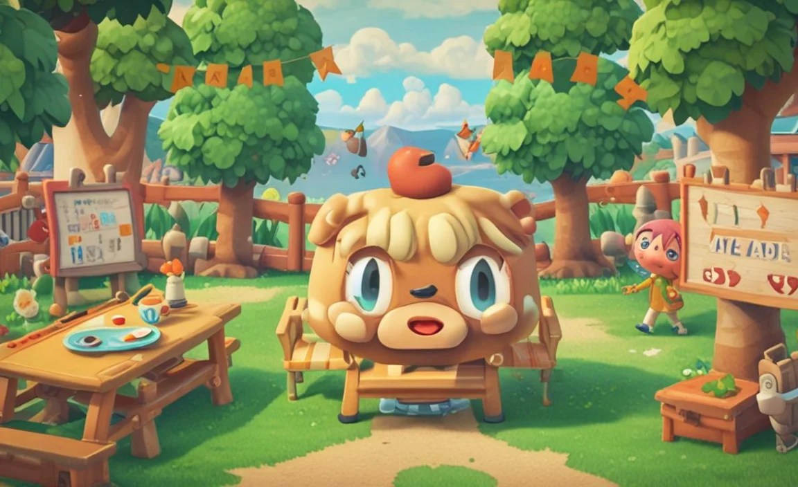 Animal Crossing Font Character Map: