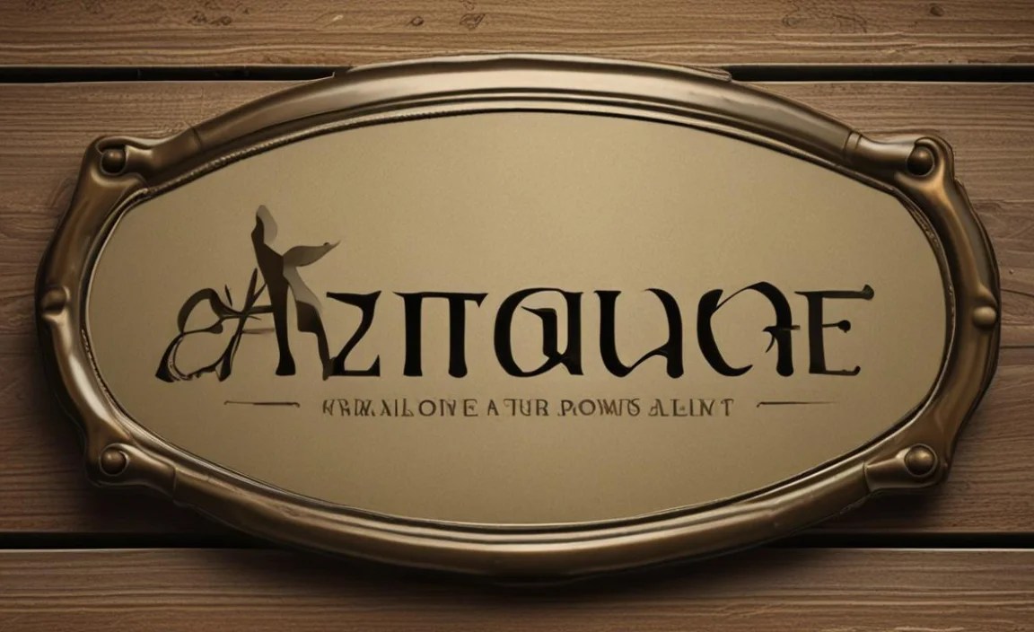 Antique Olive Font Character Map: