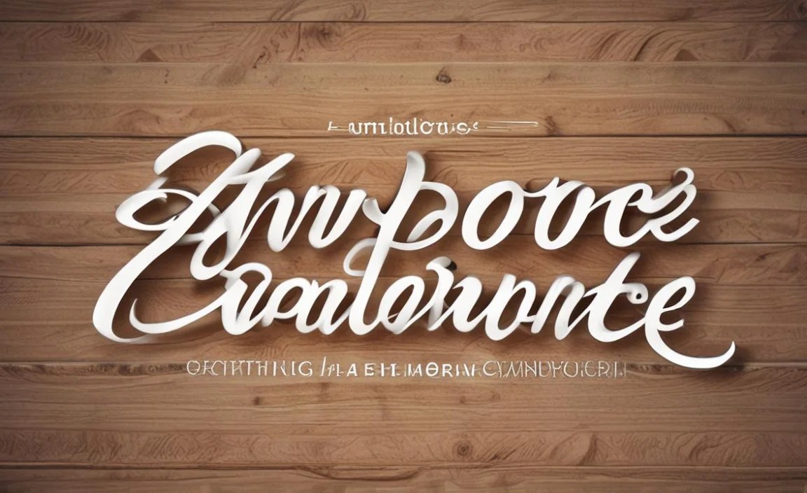 Anydore Script Font Character Map: