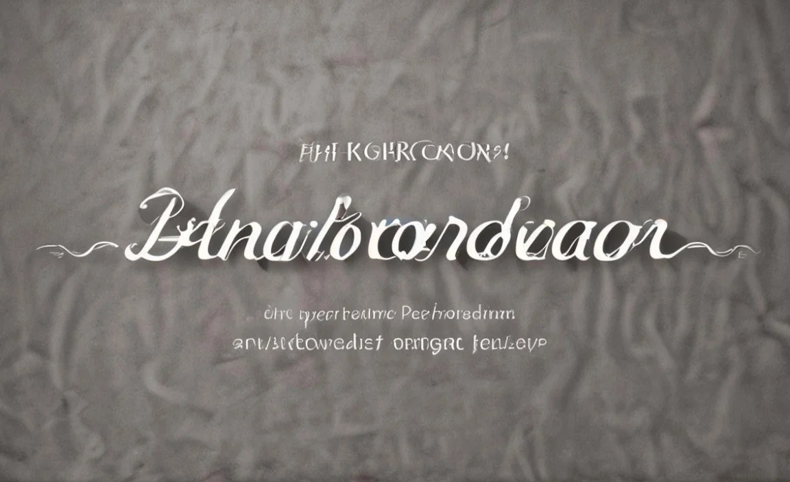 Anydore Script Font Info Table: