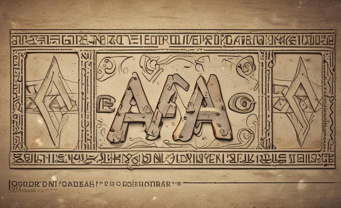 Aurebesh Font Character Map: