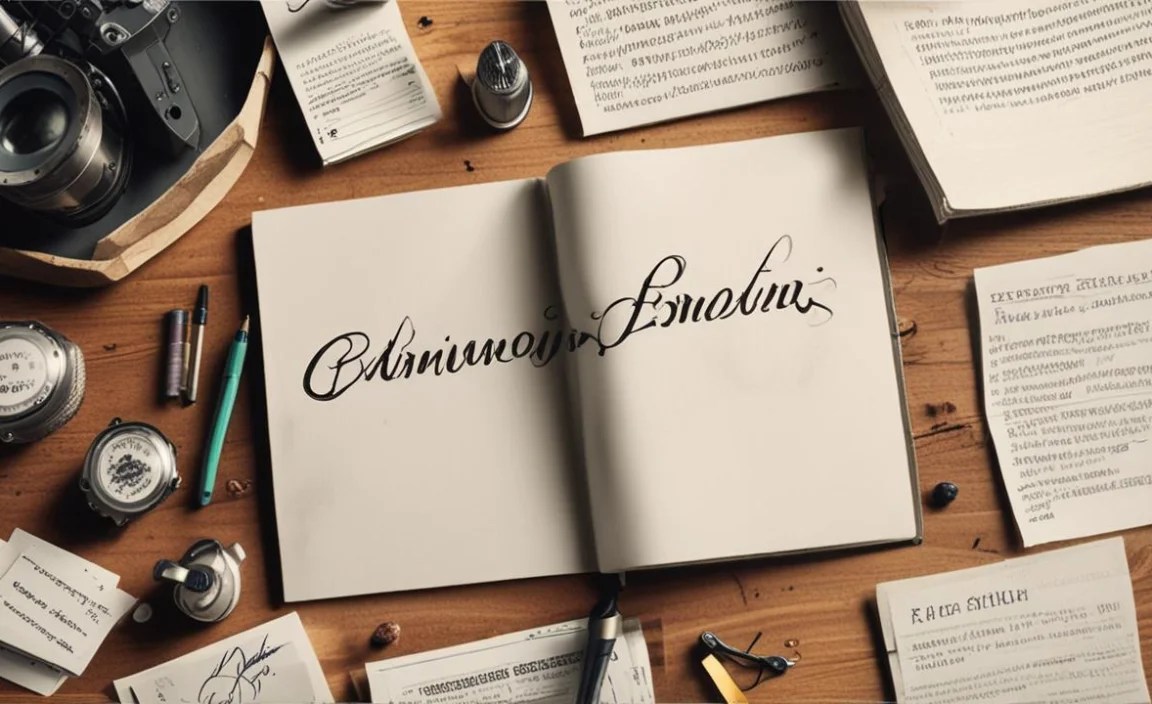 Autograph Font Character Map: