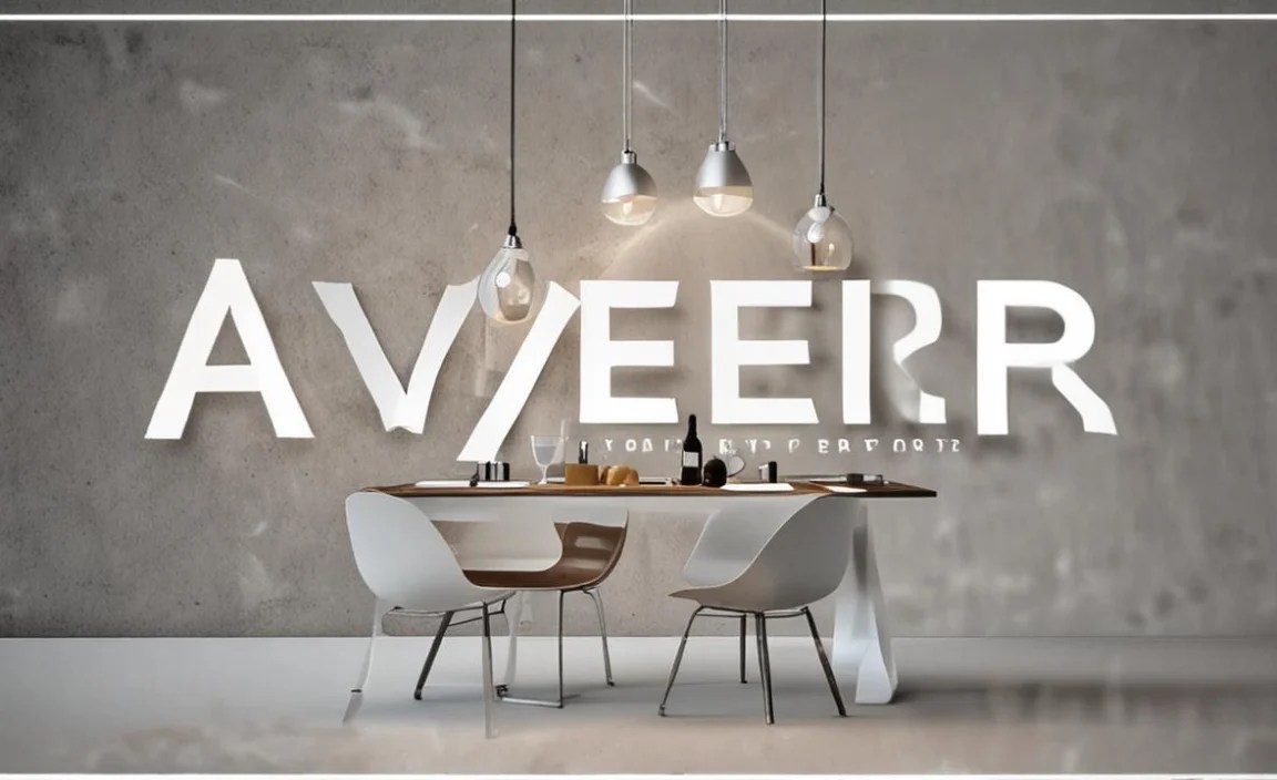 Avenir Font Info Table: