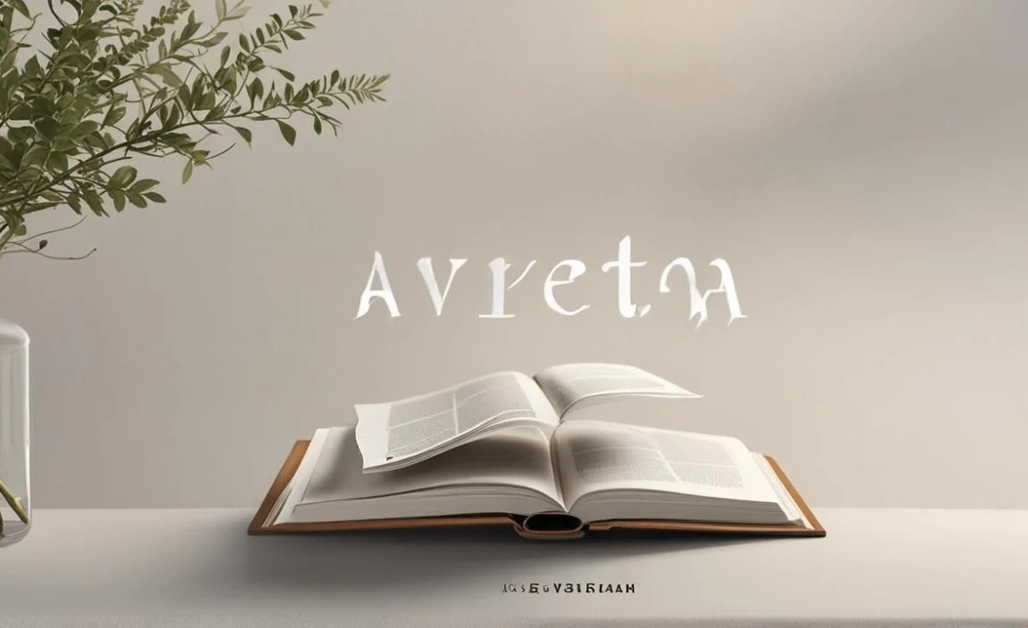 Averta Font Character Map: