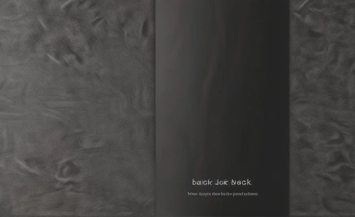 Back To Black Font Character Map: