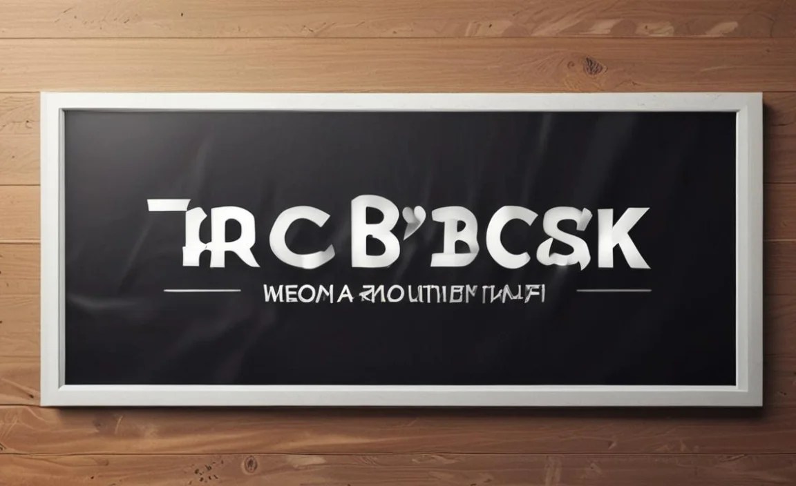 Back To Black Font Info Table: