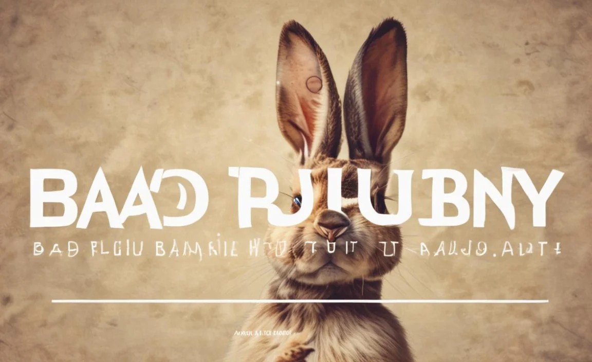 Bad Bunny Font Info Table: