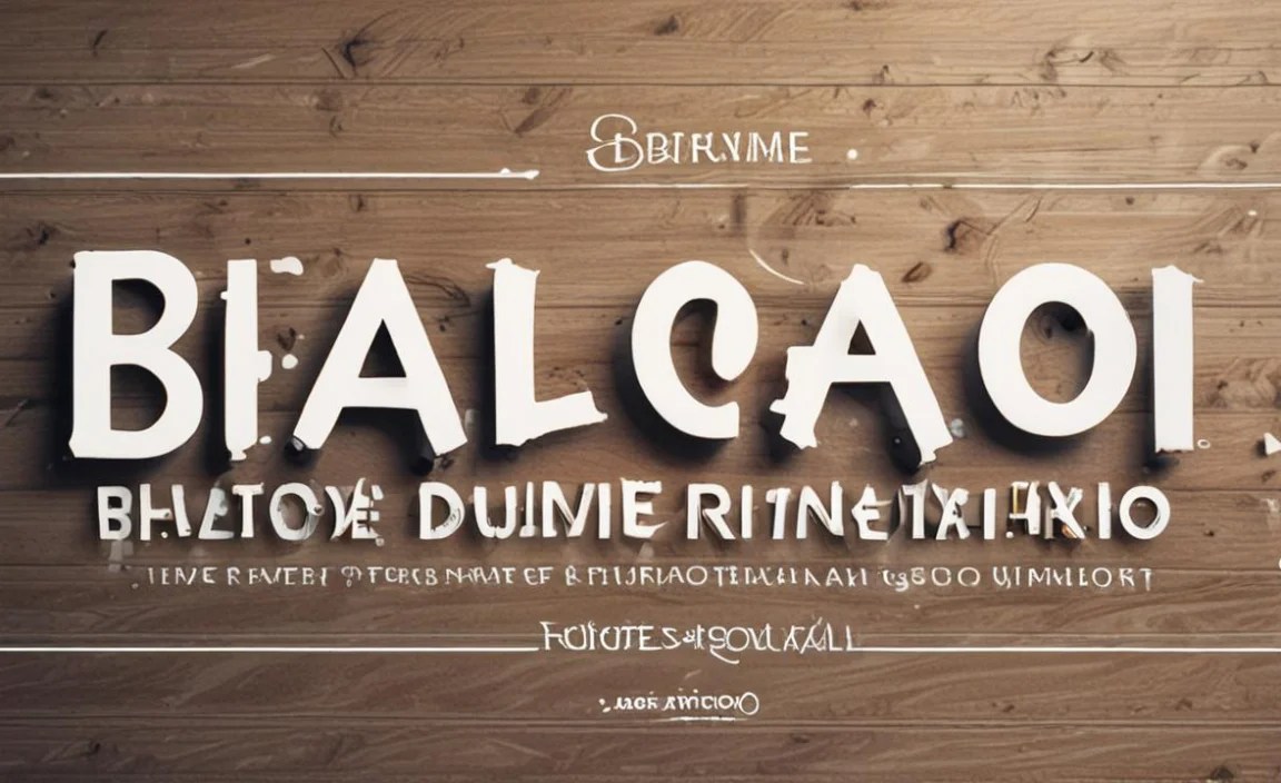 Baloo Font Character Map: