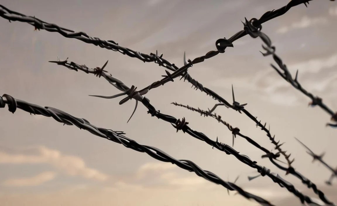 Barbed Wire Font Character Map: