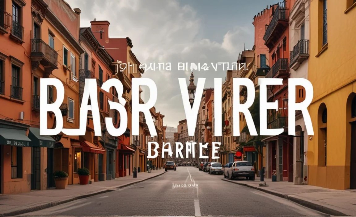 Barrio Rifa Font Character Map: