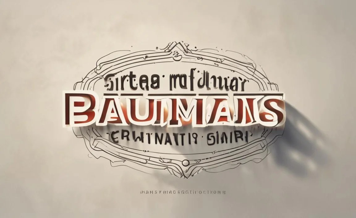 Baumans Font Info Table: