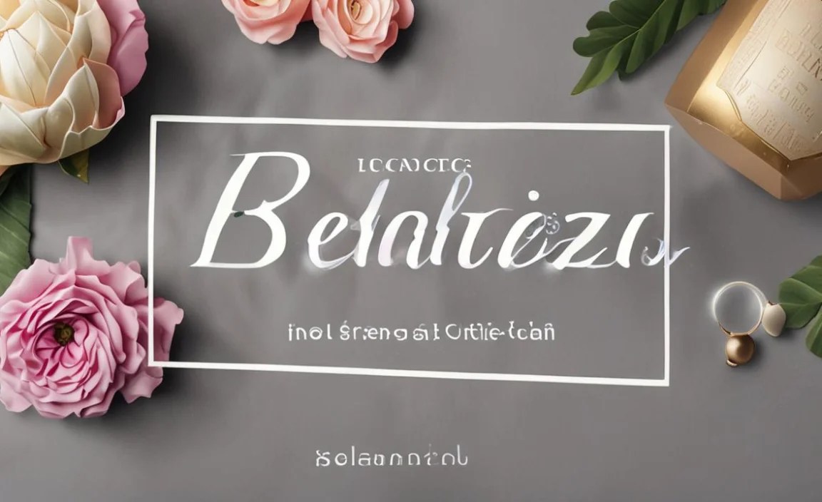 Belleza Font Info Table: