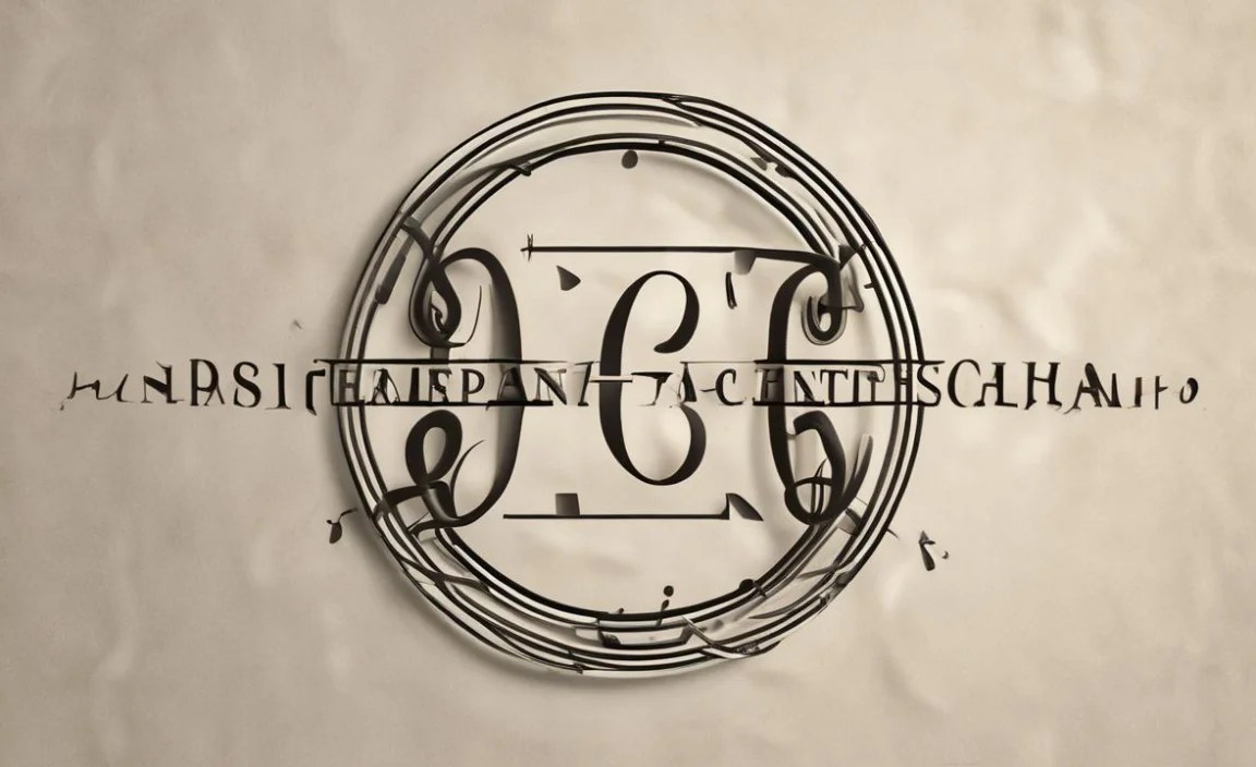 Bentham Font Character Map: