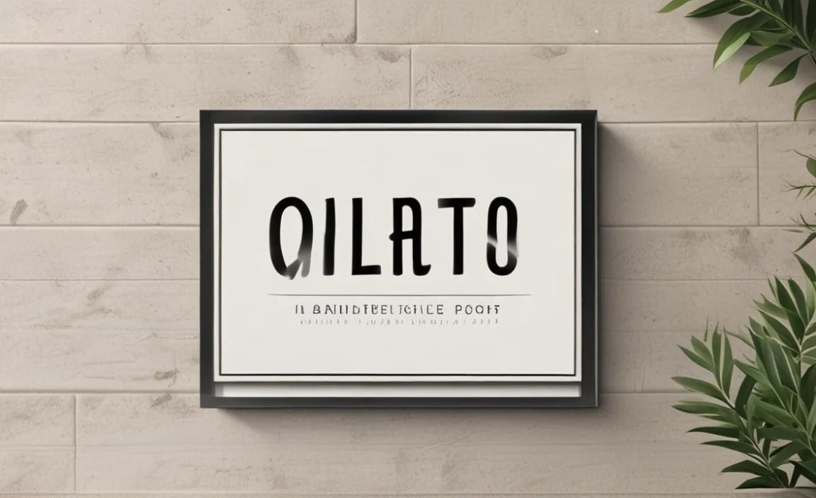 Billy Ohio Brush Font Character Map: