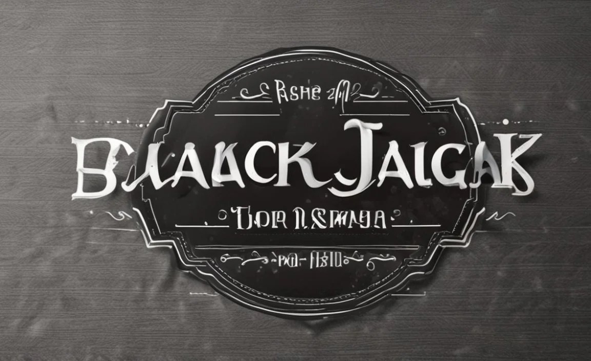 Black Jack Font Info Table: