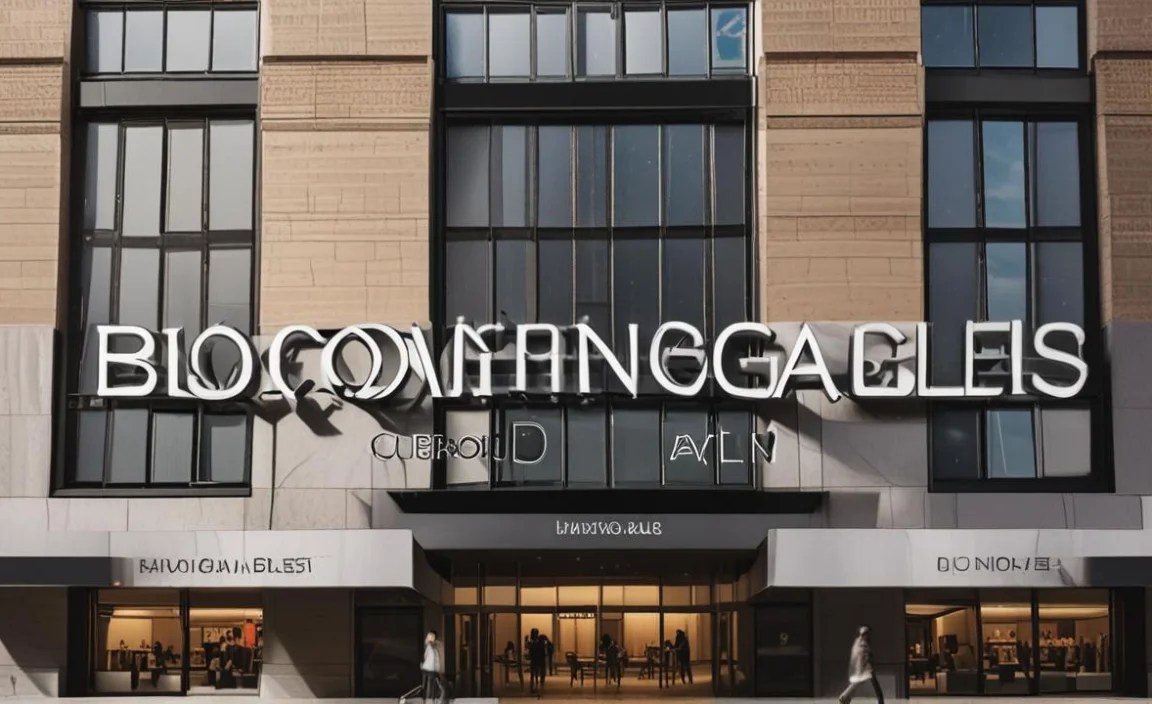 Bloomingdales Logo Font Character Map: