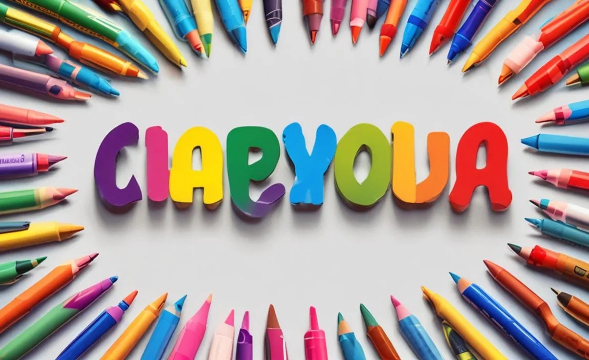 Bold Crayola Font Character Map: