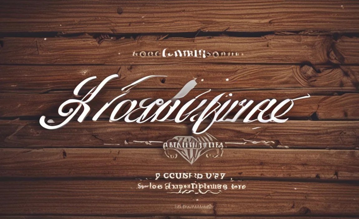 Bonfire Script Font Character Map: