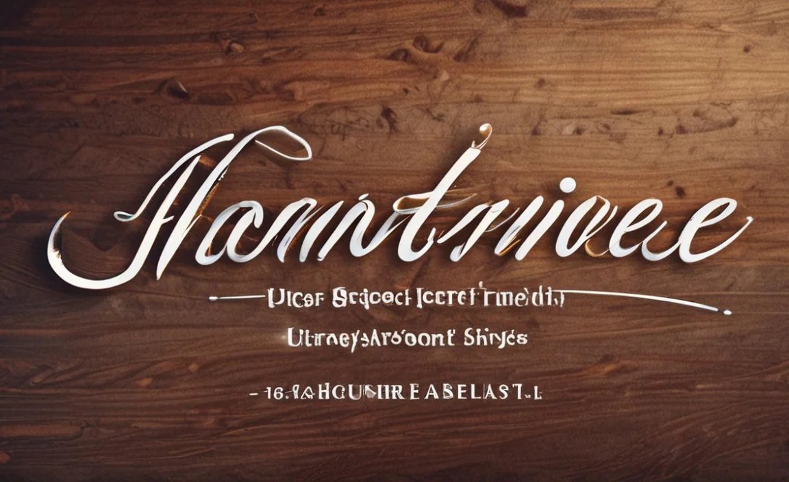 Bonfire Script Font Info Table:
