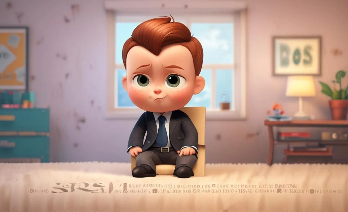 Boss Baby Font Character Map: