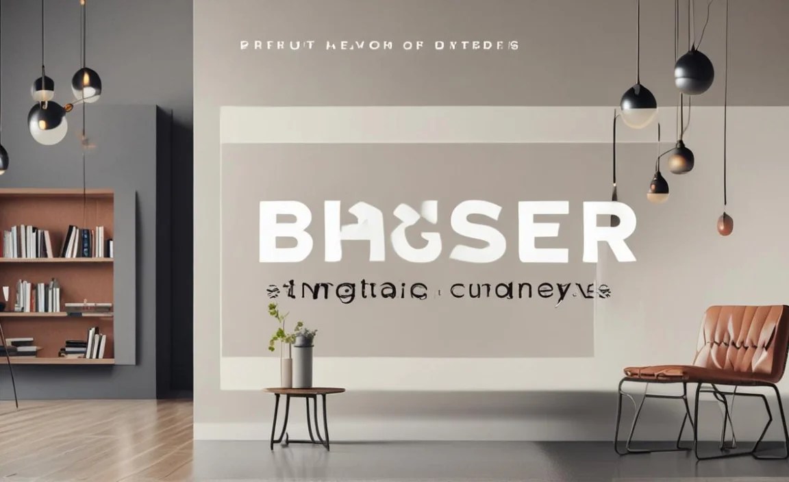 Braser Font Character Map: