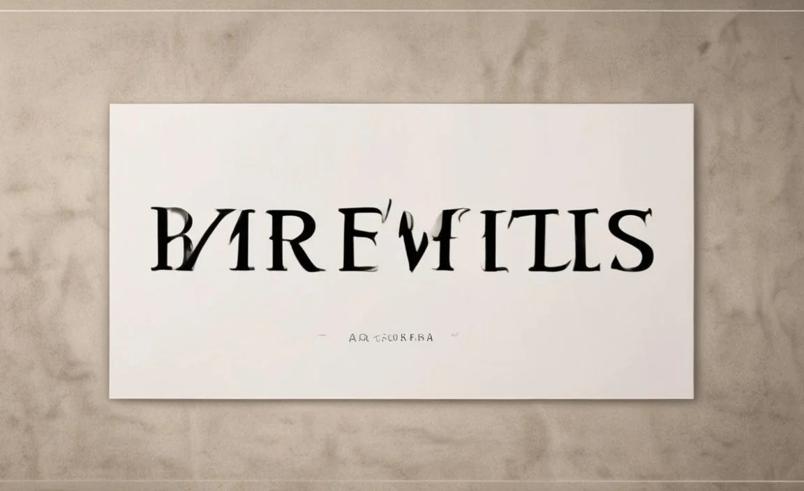 Bree Serif Font Character Map: