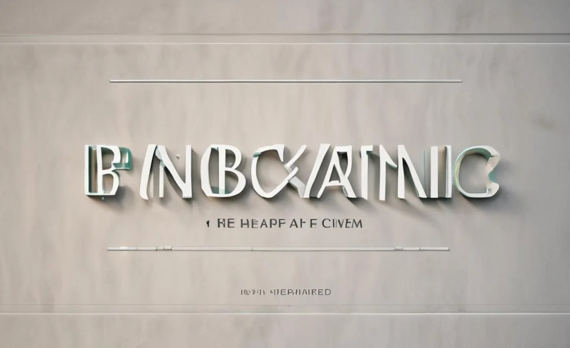 Britannic Bold Font Character Map: