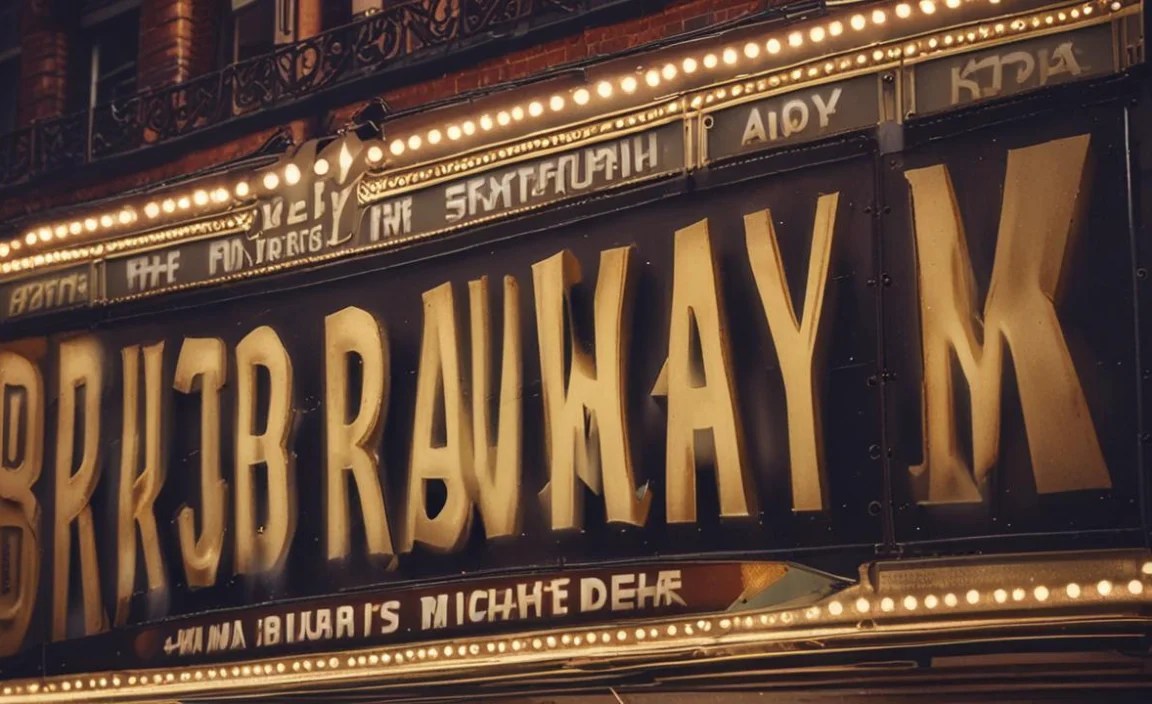 Broadway Regular Font Character Map: