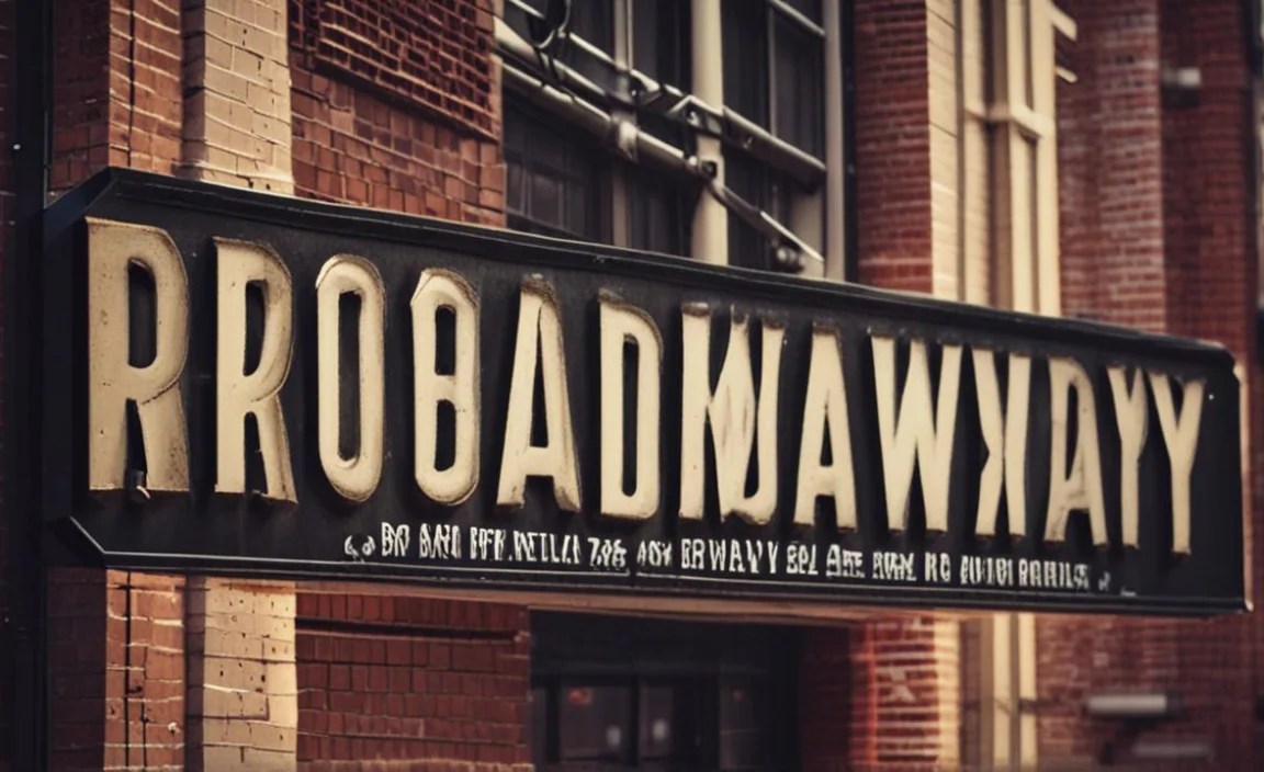 Broadway Regular Font Info Table: