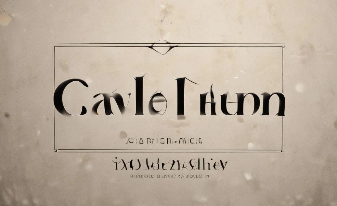 Callisten Font Info Table: