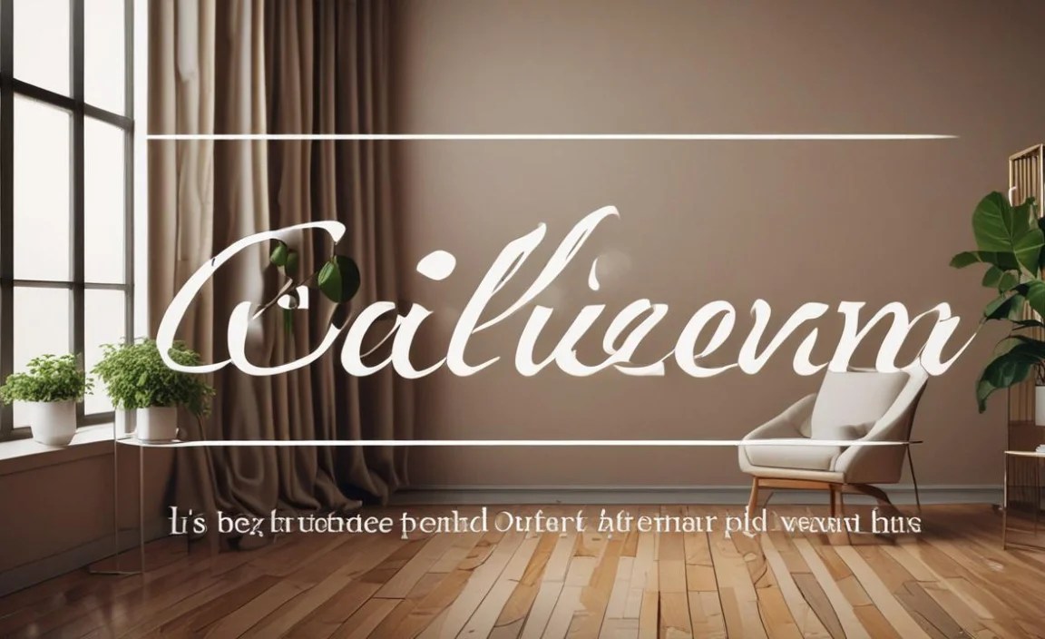 Callisten Font Using Occasions