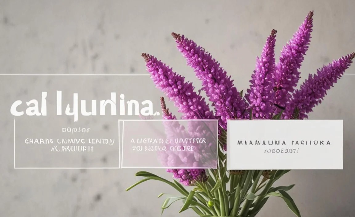 Calluna Font Character Map:
