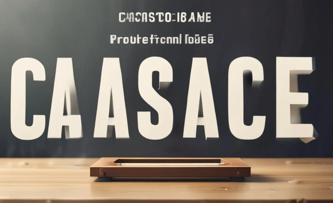 Cascade Font Info Table: