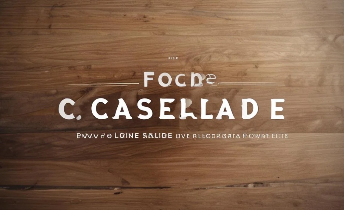 Cascade Font Live Preview Customizer: