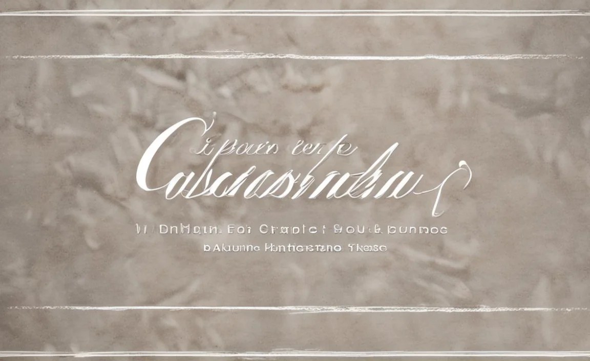 Cassandra Font Info Table: