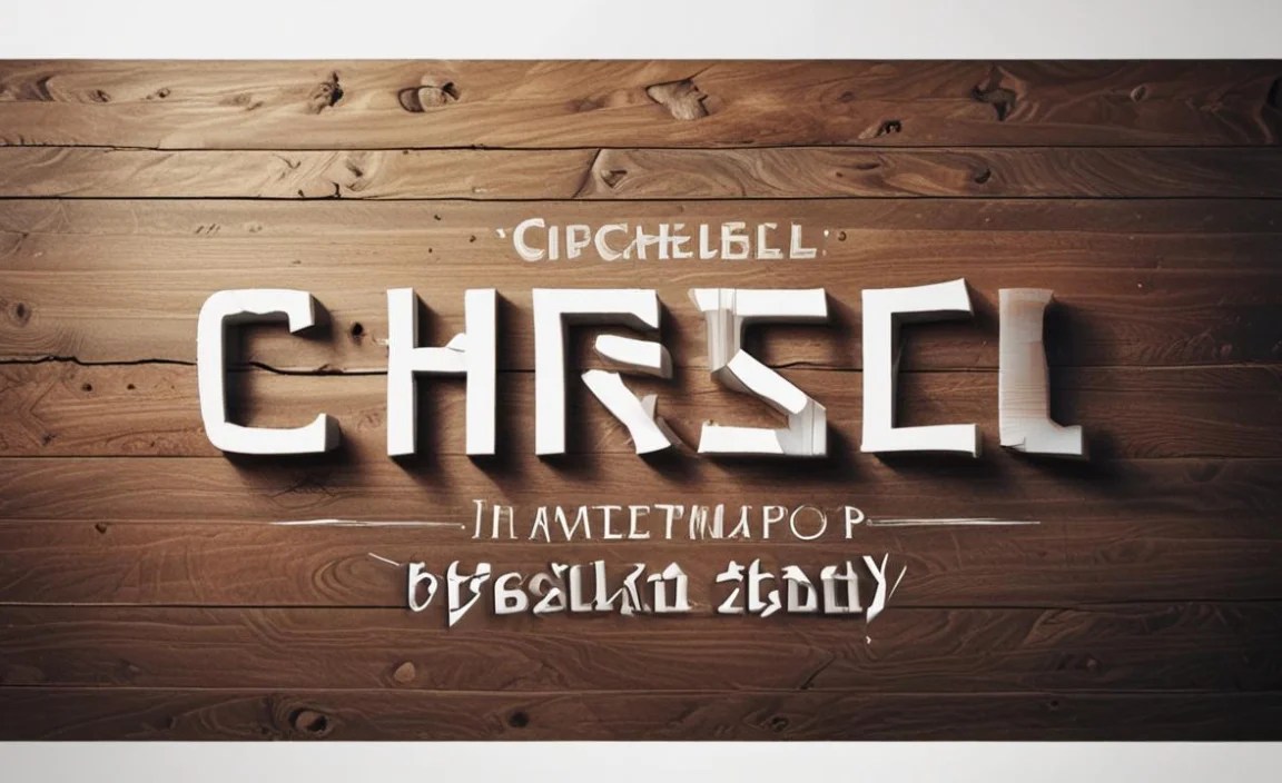 Chisel Font Character Map: