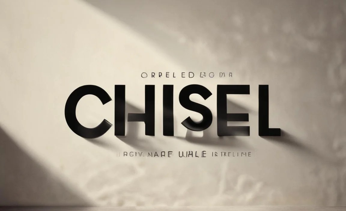 Chisel Font Live Preview Customizer: