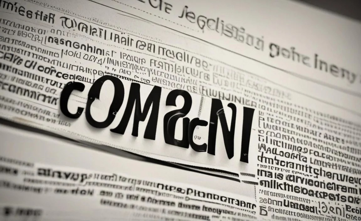 Comic Sans Font Info Table: