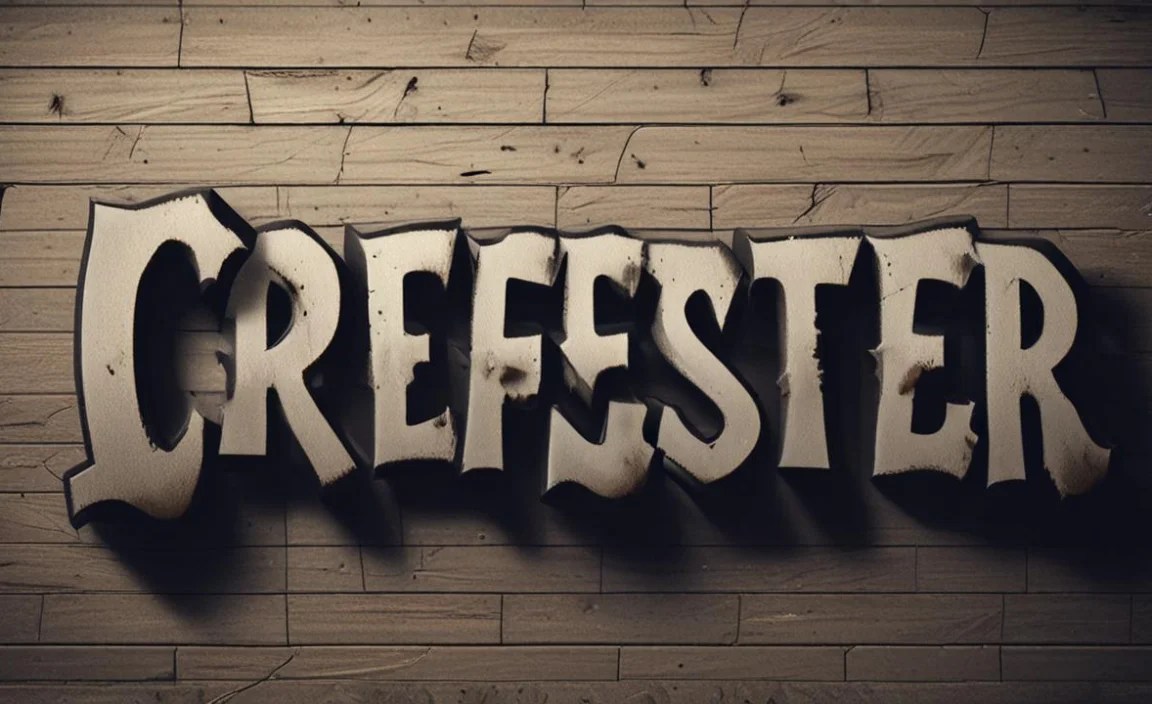 Creepster Font Character Map: