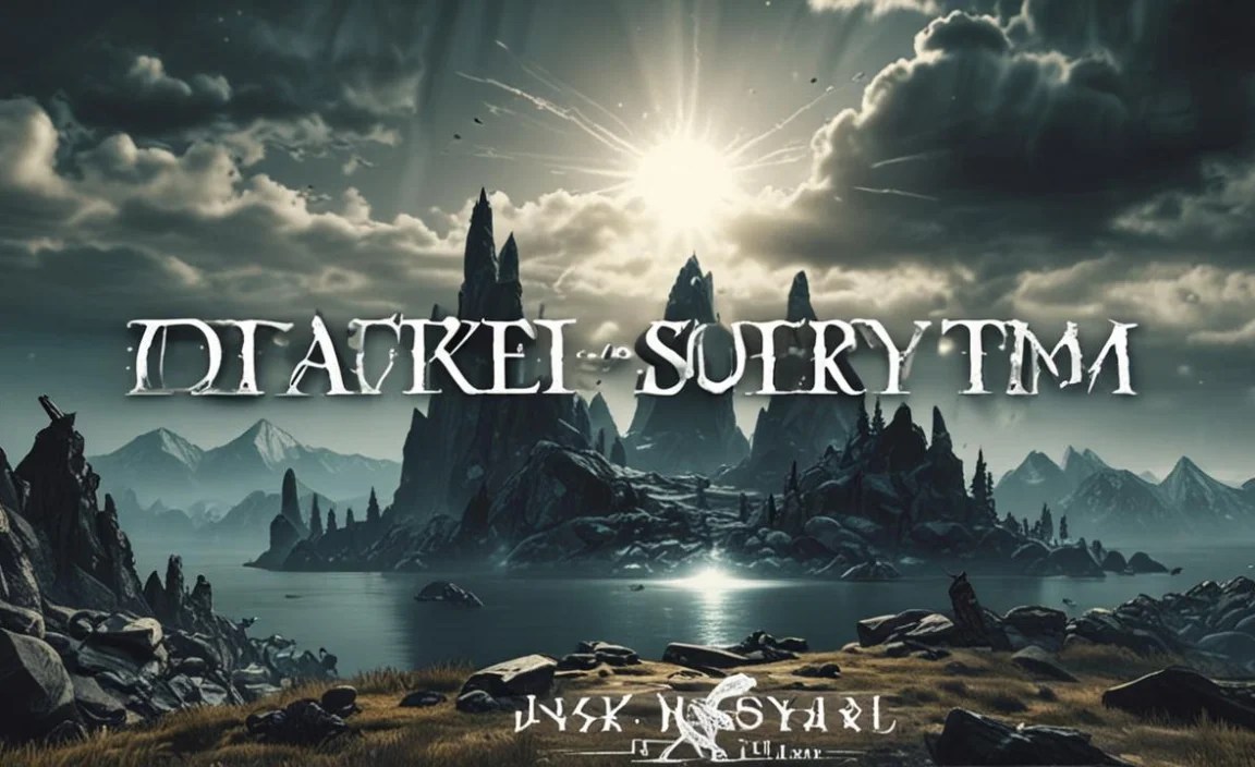 Darks Skyrim Font Character Map: