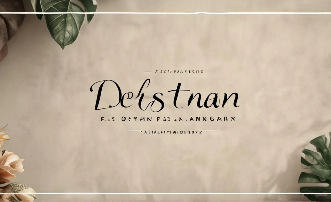 Delistan Font Character Map: