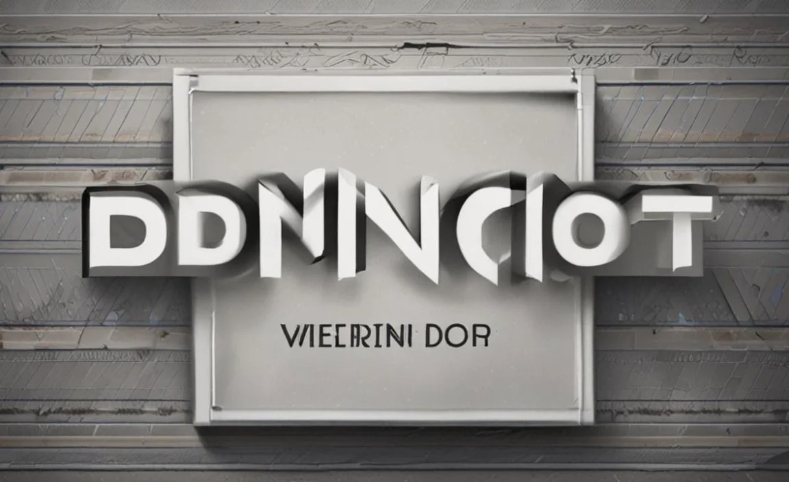 Dinot Font Info Table: