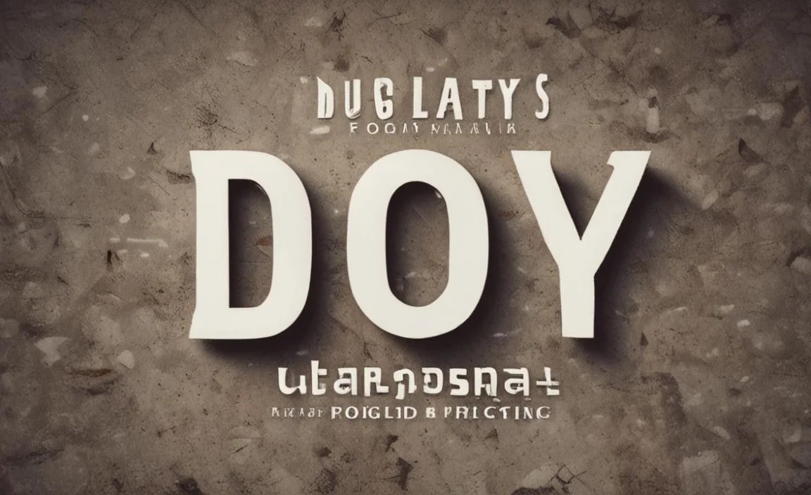 Duality Font Found In Use