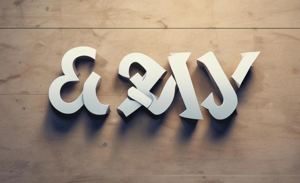 eBay Font Info Table: