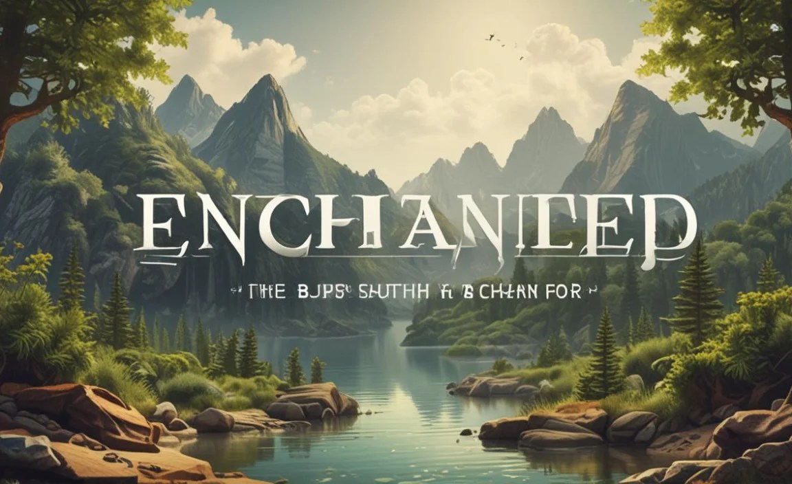 Enchanted Land Font Found In Use