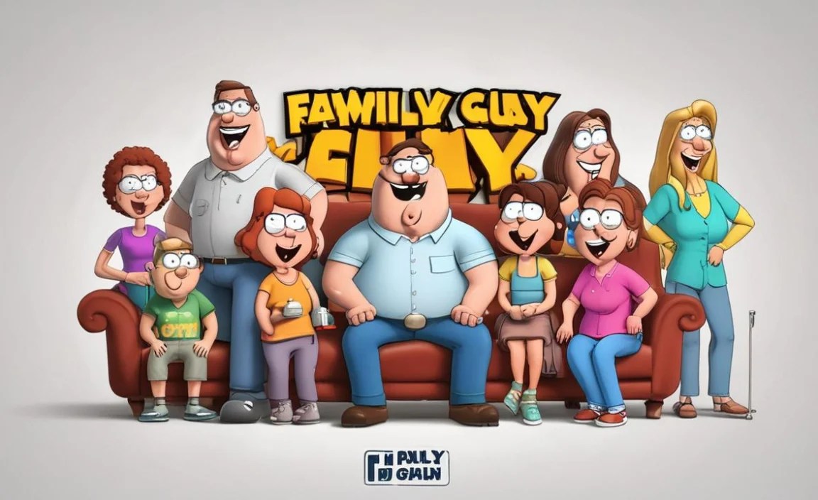 Family Guy Font Character Map: