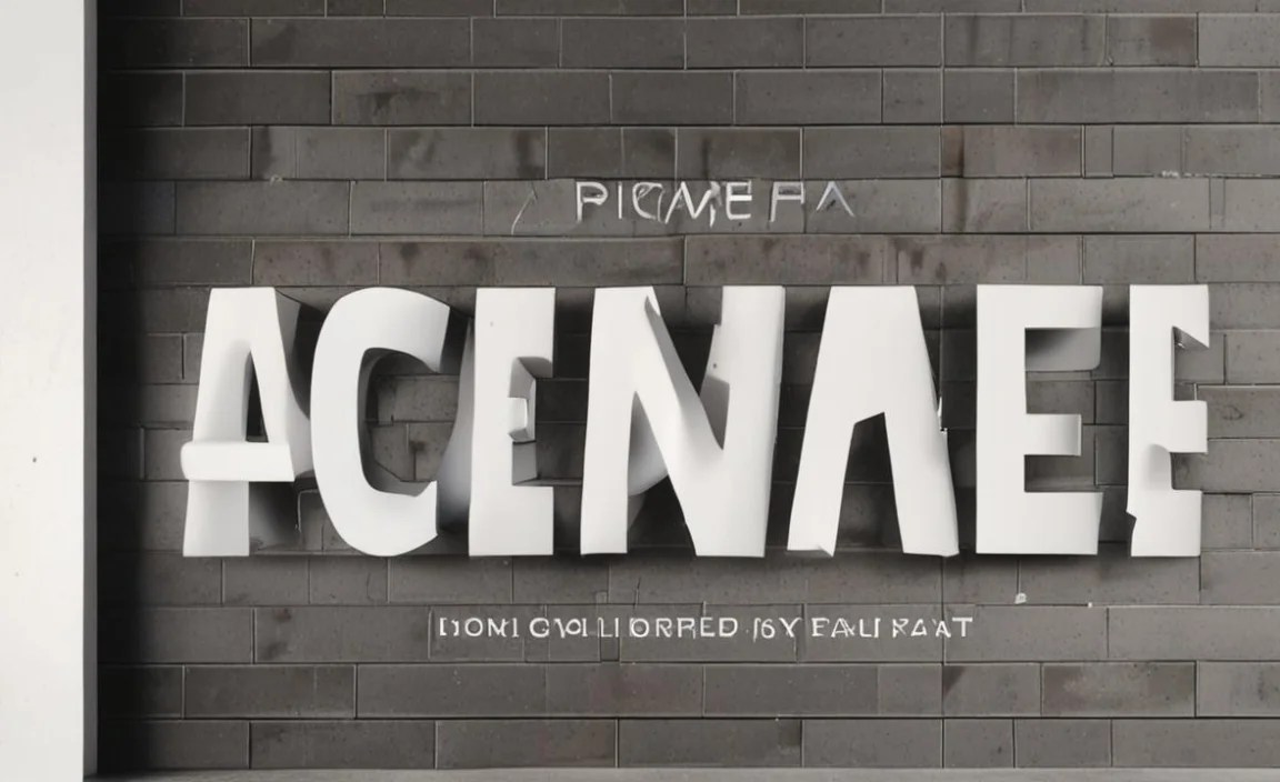 Feature Of Acme Font