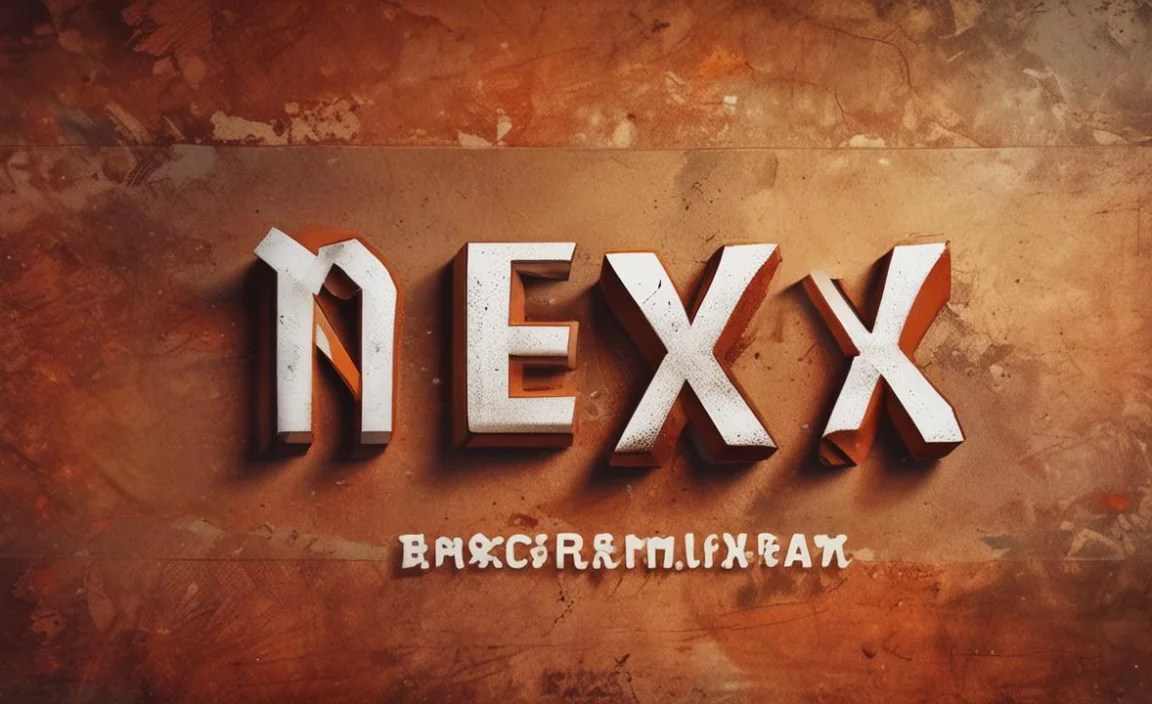 Features Of Nexa Rust Font